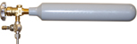 Steel lecture bottle (image is not to scale and is enlarged for display purposes only)